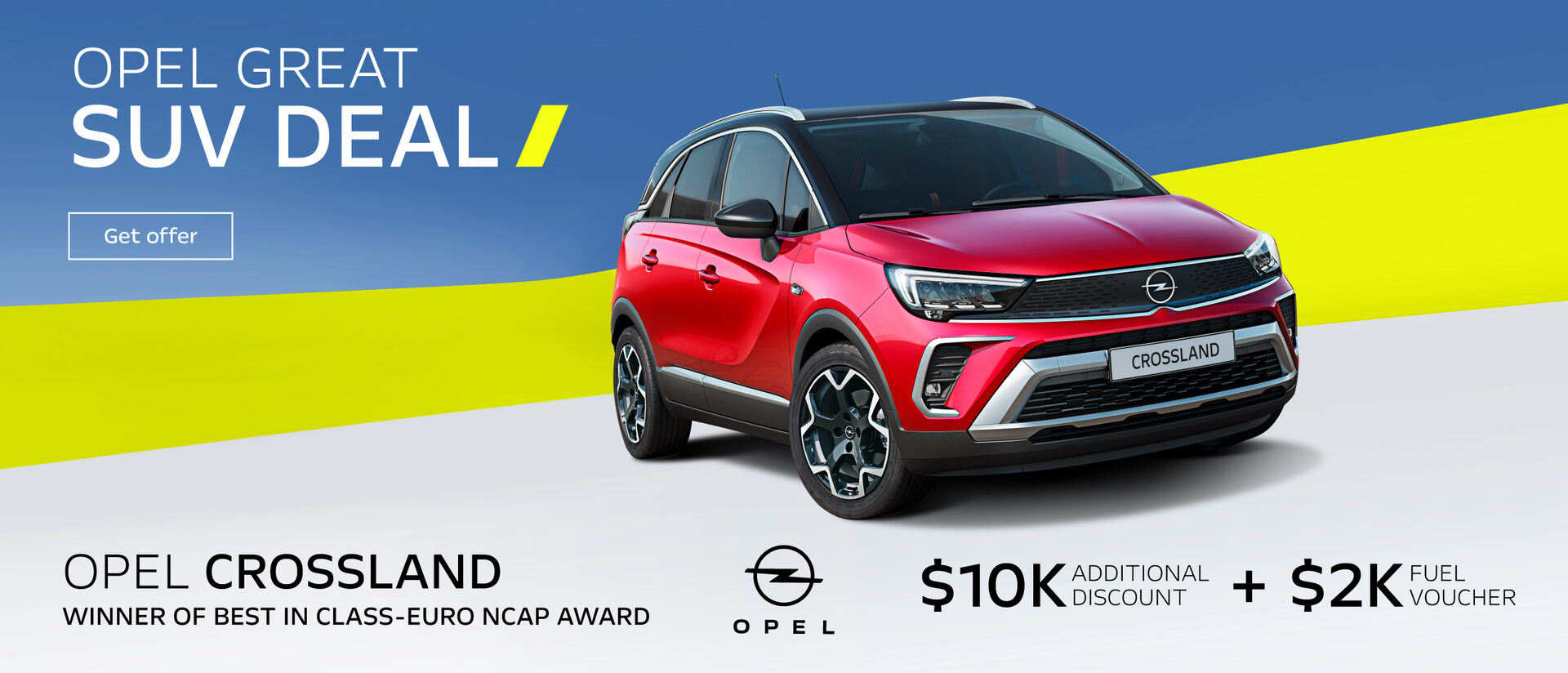 Opel Great SUV Deal Crossland